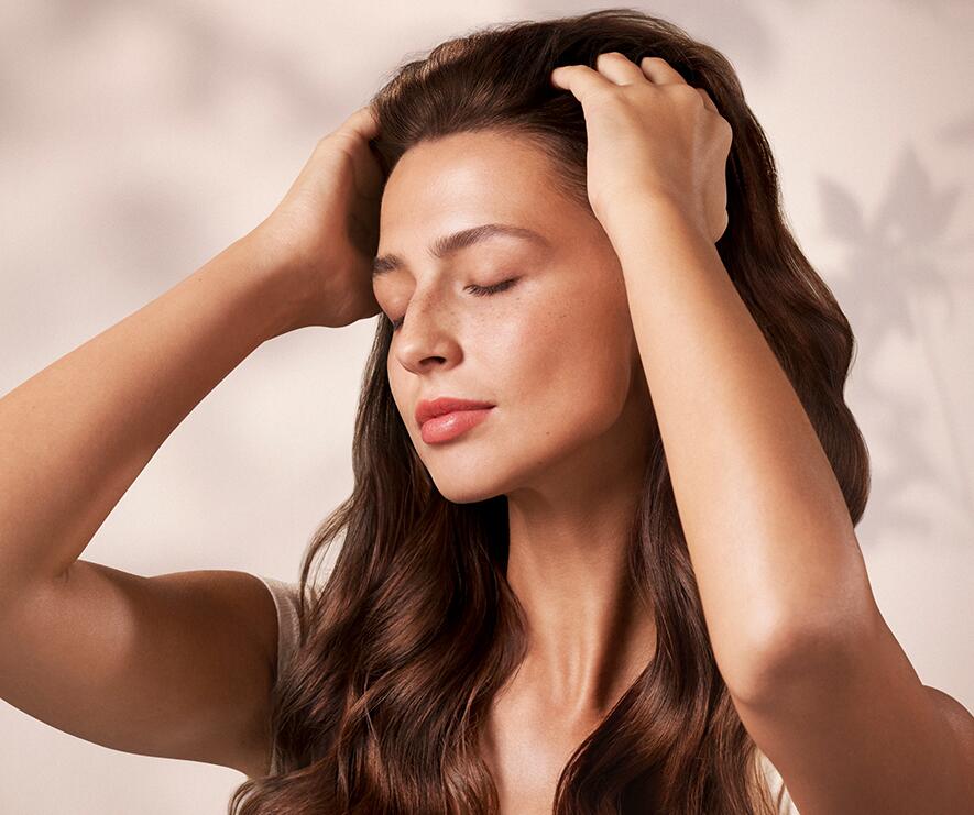 Practice scalp massage to promote hair growth